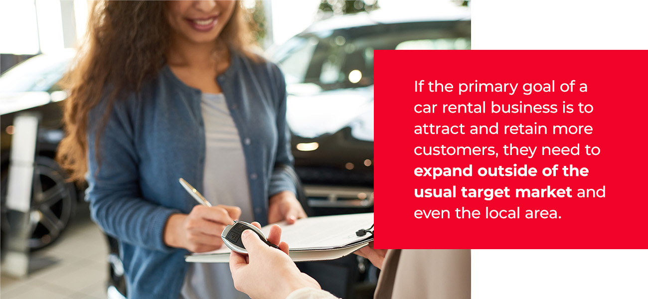 goal of car rental business
