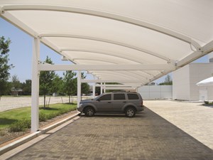 Shade Structure at a Hospital