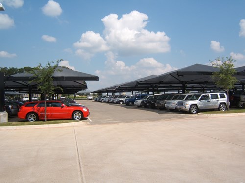 Shade Covers for Car Facilities