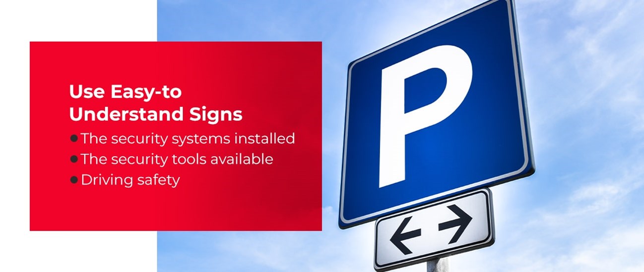 use easy-to understand signs