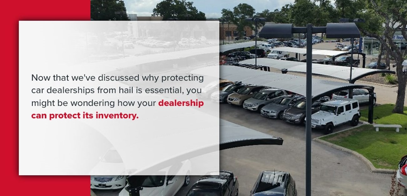 ways to protect car dealerships from hail