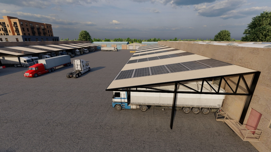 Distribution Center Shade Structures