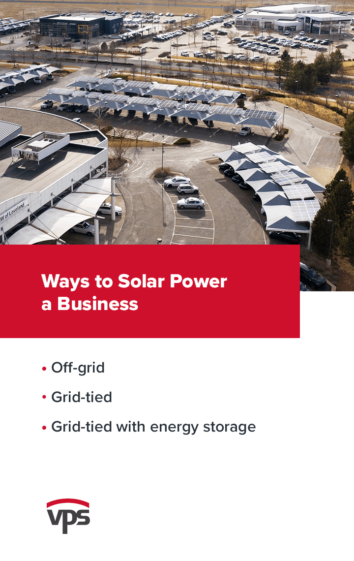 Ways to solar power a business