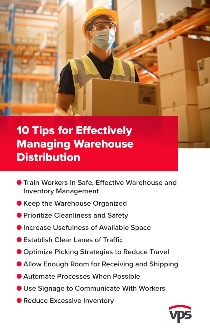 10 tips for effectively managing warehouse distribution