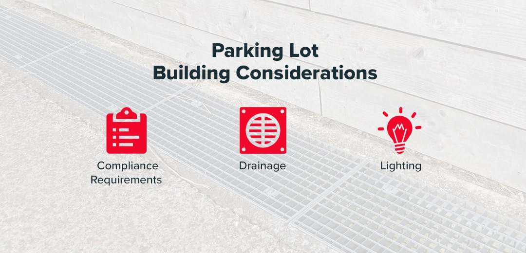 parking lots considerations