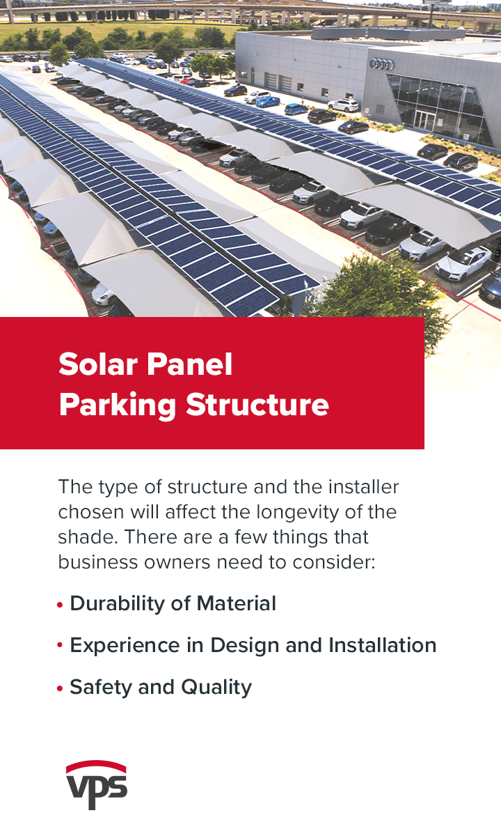 Solar Panel Parking Structure