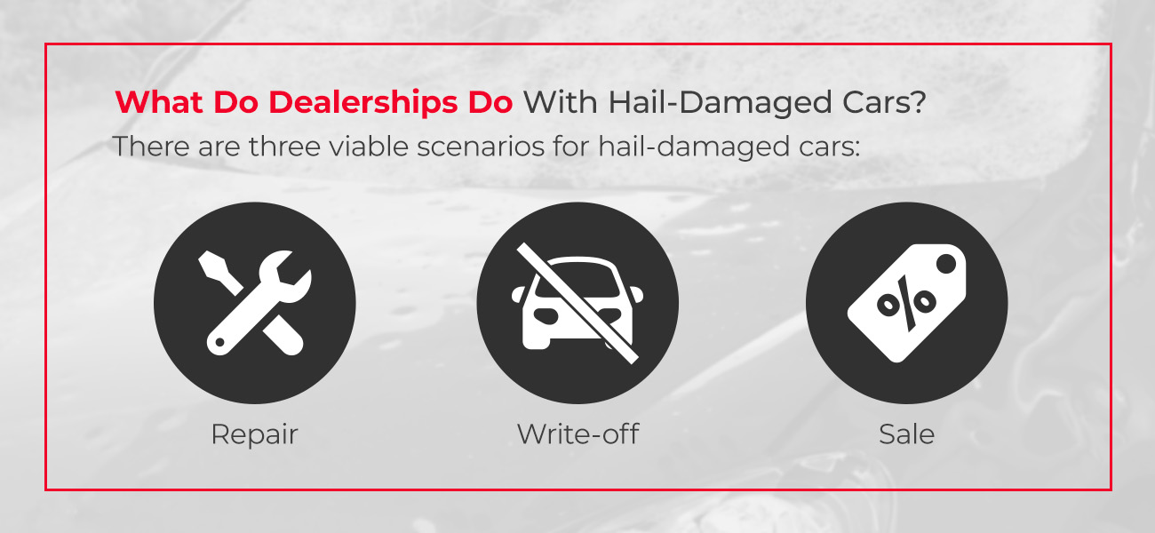 What Do Dealerships Do With Hail Damaged Cars