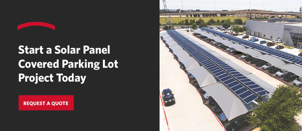 Start a Solar Panel Covered Parking Lot Project Today