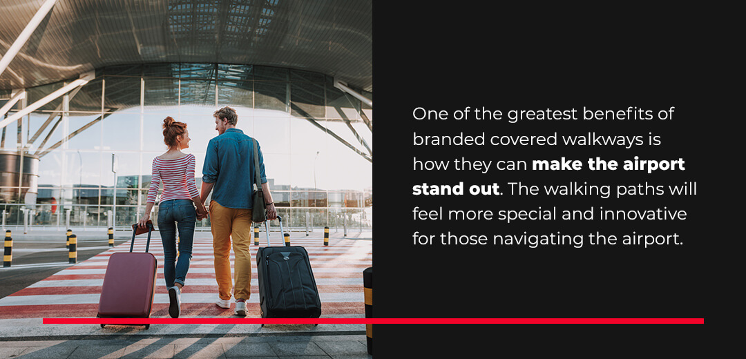 make the airport stand out