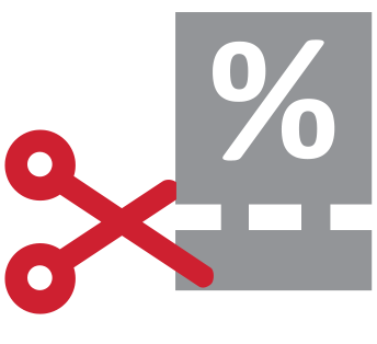 icon representing tax incentives
