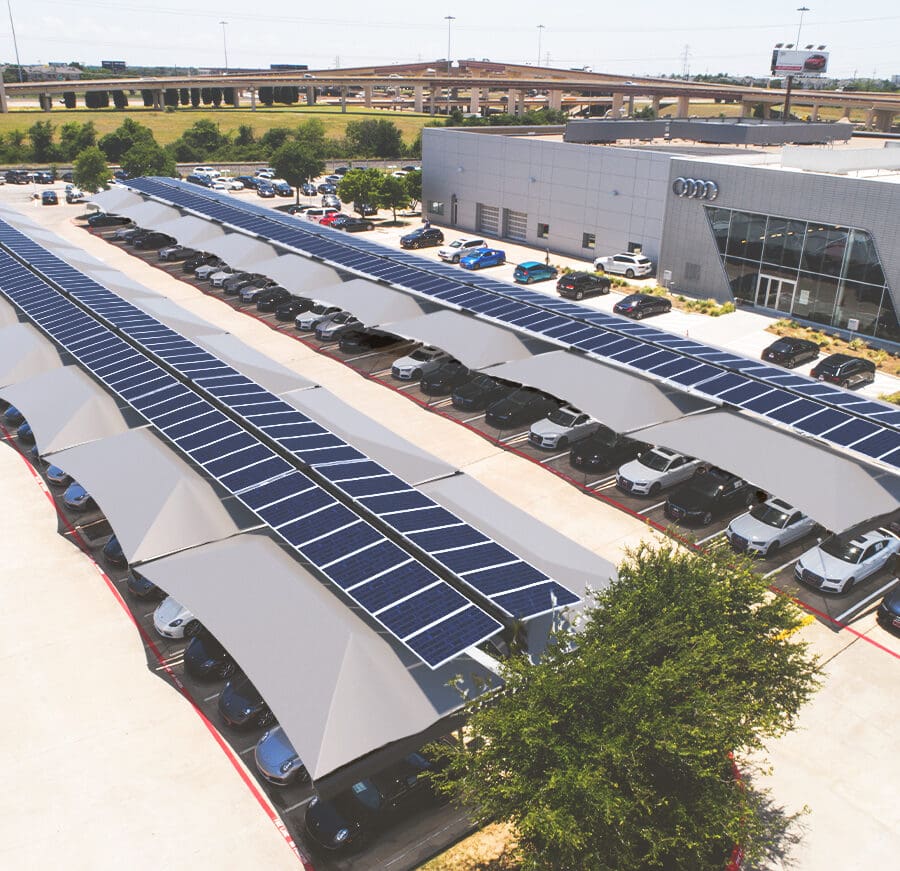 Solar Integrated Vehicle Protection: Auto Dealerships