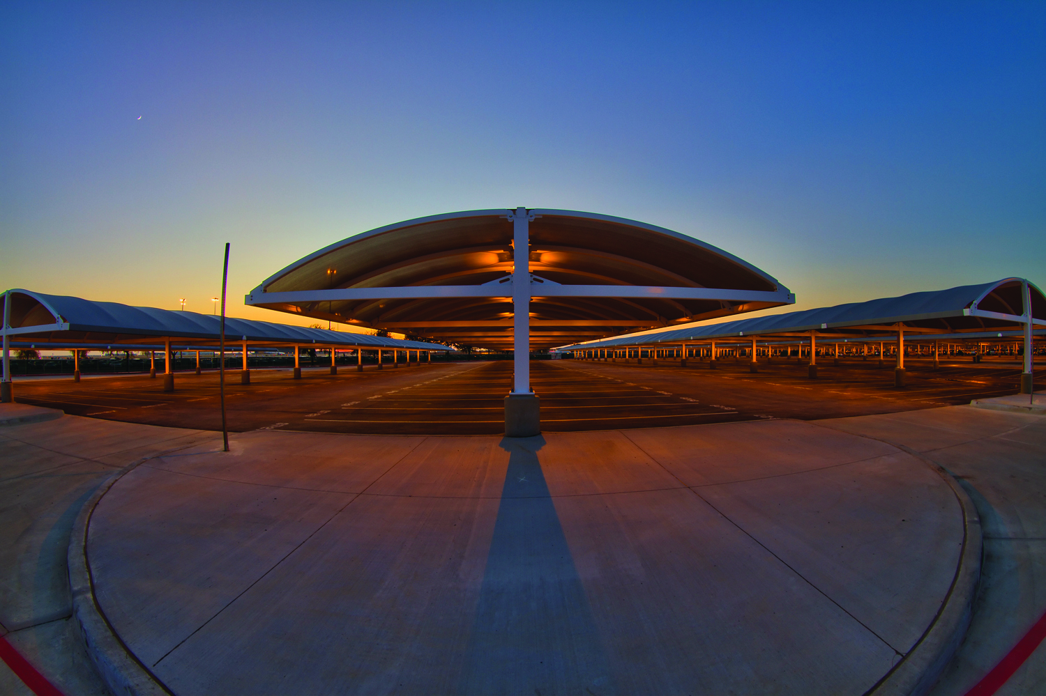 express north parking lot at dfw airport