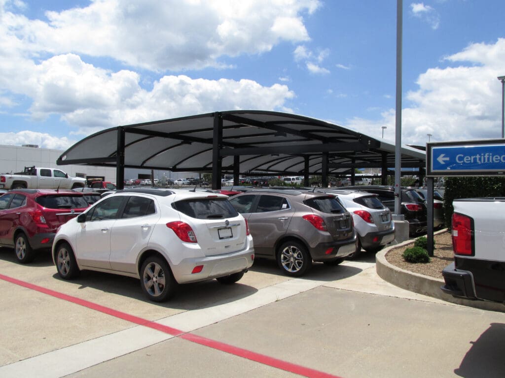 cantilever classic series shade covering cars thumbnail