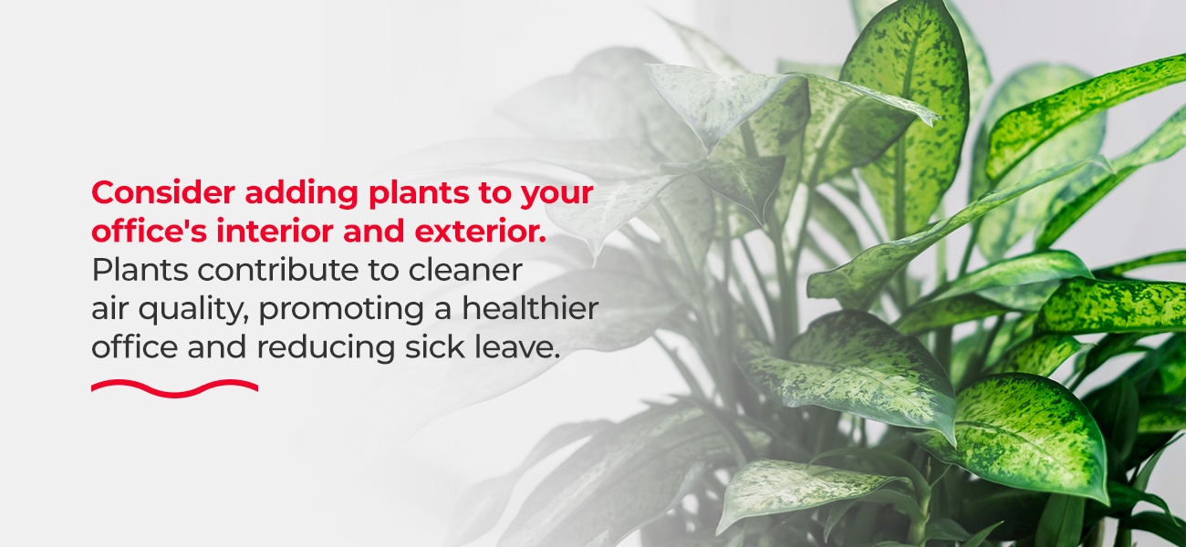 decorate with plants