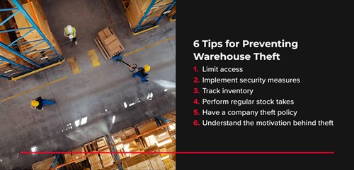 6 Tips for preventing warehouse theft