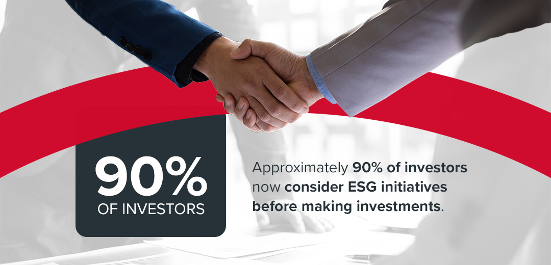 90 percent of investors esg