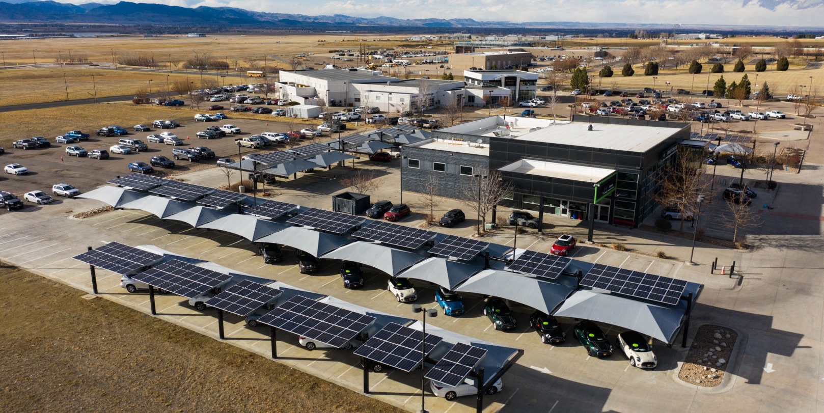 solar panels and fabric shade protection for cars