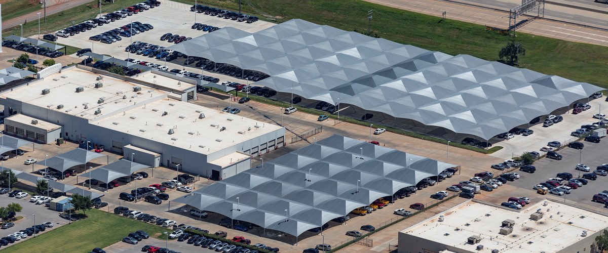 aerial view of bob howard auto mall thumbnail