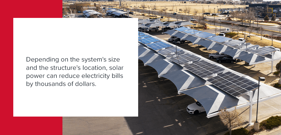 Solar power for utility bills