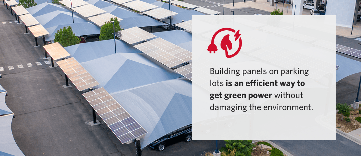 Building Panels on Parking Lots