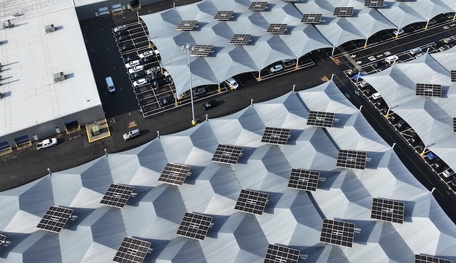 VPS and Kia Georgia Complete Landmark Automotive Hail Protection and Solar Canopy Project