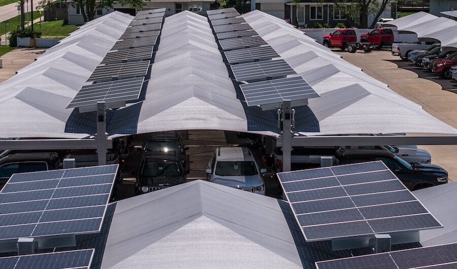VPS and IPOWER Alliance Partner with Gene Steffy Chrysler CDJR on Groundbreaking Solar-Integrated Hail Protection System